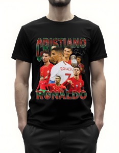 Tricou pentru barbati - Cristiano Ronaldo - Eroul Portugaliei - Cristiano Ronaldo, Portugalia, fotbal barbati
