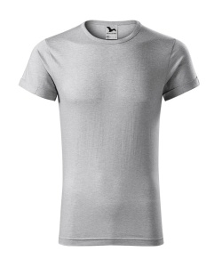 Tricou cu maneca scurta de culoare gri gheata