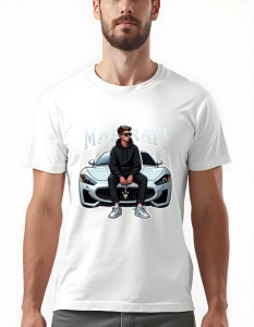 Tricou pentru barbati - Maserati Elegance - Design și Rafinitate
