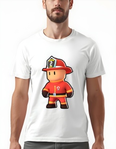 Tricou pentru barbati - Stumble Guys - Firefighter