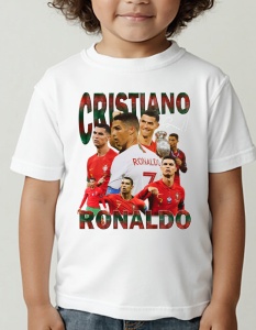 Tricou pentru copii - Cristiano Ronaldo - Eroul Portugaliei - Cristiano Ronaldo, Portugalia, fotbal copii