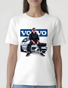 Tricou pentru dama - Volvo Power Drive - Siguranță și Forță
