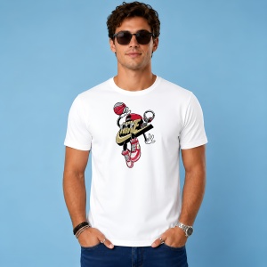 Tricou Personaj Minge Baschet Sneaker Head Urban Street Culture, din bumbac 100% Copii | Dama | Barbat - Img 3