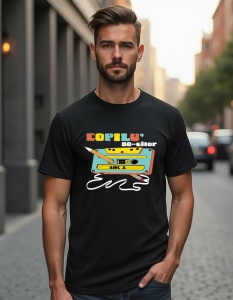 Tricou personalizat pentru barbati din bumbac 100% - Copilul anilor 80