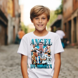 Tricou personalizat pentru copii cu Ángel Di María - Img 2