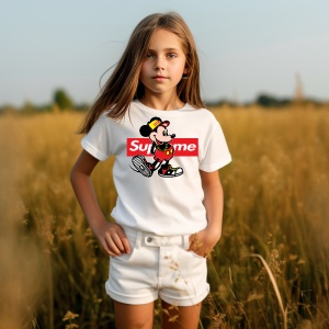 Tricou personalizat pentru copii Supreme Mickey Haios - Img 2
