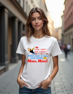 Tricou personalizat pentru dama din bumbac 100% - Que Guapa