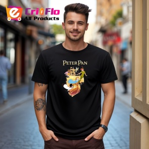 Tricou Peter Pan baiatul care nu vrea sa creasca si aventurile sale, Copii | Dama | Barbat , tricou negru - Img 10