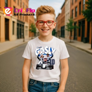 Tricou Pierre Gasly Podium Masina Si Echipa Alfatouri Formula 1, Copii | Dama | Barbat - Img 6