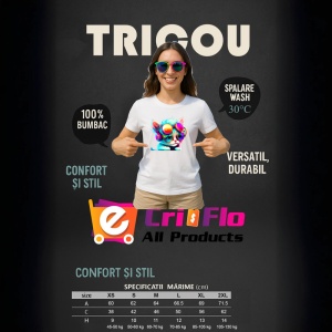 Tricou Pisica techno cu ochelari roz si casti mov Copii | Dama | Barbat - Img 9