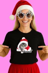 Tricou Pisicuta Meowy, din bumbac 100% Copii | Dama | Barbat - Img 3