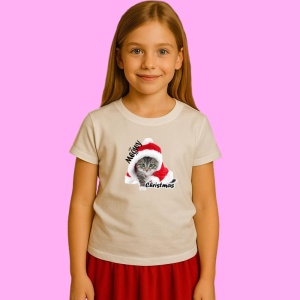 Tricou Pisicuta Meowy, din bumbac 100% Copii | Dama | Barbat - Img 2