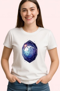 Tricou Planeta Albastra Geometrie Univers, Copii | Dama | Barbat - Img 3
