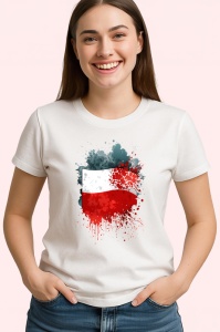 Tricou Poland Steag Splash Art, Copii | Dama | Barbat - Img 4