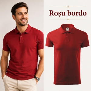 Tricou Polo Bărbat Malfini Single J. 202, 100% Bumbac, 180 g/m², Guler Polo 1:1, Finisaj cu Silicon, 22 Culori, Mărimi S–3XL - Img 25