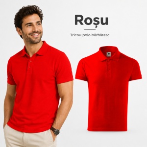 Tricou Polo Bărbați Malfini Cotton 212, 100% Bumbac, 170 g/m², Guler Polo, 16 Culori, Mărimi S-3XL - Img 21