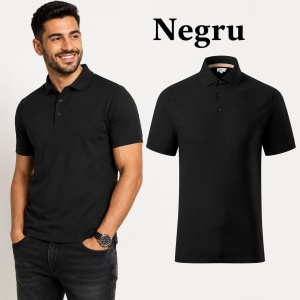 Tricou Polo Bărbați Malfini Prime GOTS 234, 100% Bumbac Organic, 200 g/m², Mărimi S 3XL, 9 Culori - Img 18