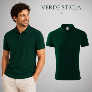 Tricou Polo Bărbați simplu, Malfini – Casual Office,Regular Fit, Bumbac 65% 38 Culori, S-5XL - Img 48
