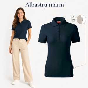 Tricou polo cambrat Femei | 8 culori disponibile - R23 - Img 17