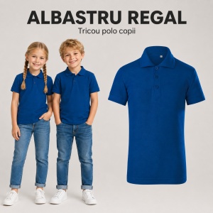 Tricou Polo Copii Tip Tommy – Cu Guler, Calitate Premium, pentru Școală, Băieți și Fete - Img 13