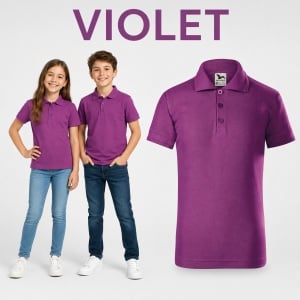 Tricou Polo Copii Tip Tommy, cu Guler, pentru Școală, Fete și Băieți, 4–12 Ani - Img 25