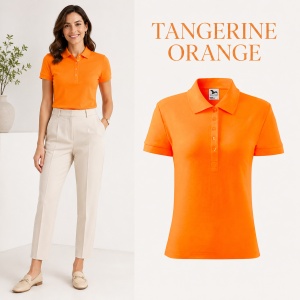 Tricou Polo Damă din Bumbac 100% – Casual Office, Guler Polo, XS-2XL | 13 Culori | Pique Polo - Img 14