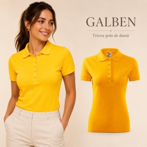 Tricou Polo Damă Malfini 210 Pique, Croială Cambrată, 200 g/m², Mărimi XS–3XL,65% Bumbac, 36 Culori - Img 39