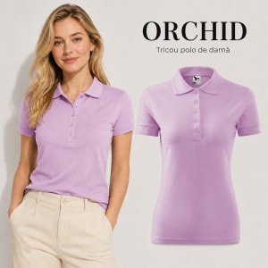 Tricou Polo Damă Malfini 210 Pique, Croială Cambrată, 200 g/m², Mărimi XS–3XL,65% Bumbac, 36 Culori - Img 49
