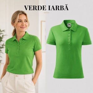 Tricou Polo Damă Malfini 213 Cotton, 100% Bumbac, 170 g/m², Guler Raiat, 5 Nasturi, Croială Cambrată, 17 Culori, XS–2XL - Img 12