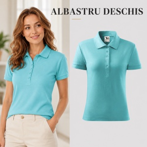 Tricou Polo Damă Malfini 213 Cotton, 100% Bumbac, 170 g/m², Guler Raiat, 5 Nasturi, Croială Cambrată, 17 Culori, XS–2XL - Img 22