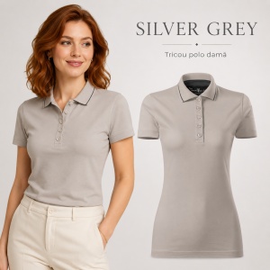 Tricou Polo Damă Malfini Premium 269 Grand, 100% Bumbac Mercerizat, Croială Cambrată, 160 g/m², XS 2XL, 6 Culori - Img 22