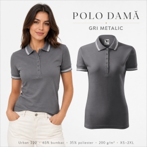 Tricou Polo Damă Malfini Urban 220 – 19 Culori, XS–2XL - Img 20
