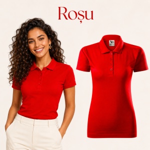 Tricou Polo Damă model simplu tip Tommy - Img 23