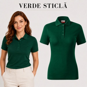 Tricou Polo Damă Rimeck Resist Heavy Polo R21 – 100% Bumbac, 200 g/m², Croială Cambrată - Img 12