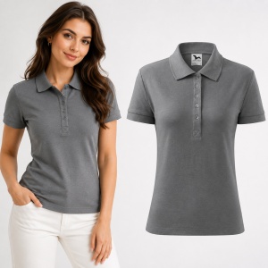 Tricou Polo Damă Slim Fit 100% Bumbac – Casual Office, Guler Polo, XS-2XL | 13 Culori | 216 - Img 16