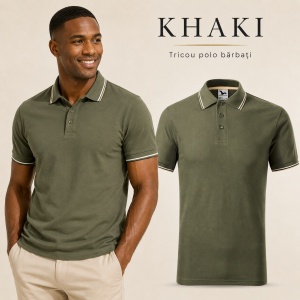 Tricou Polo Pique Bărbați Malfini Focus, 14 Culori Disponibile, 65% Bumbac, 180 g/m², Guler tip tommy cu Dungi Contrastante, Mărimi S 3XL - Img 19