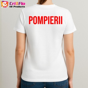 Tricou POMPIER, Personalizat | Unisex Dama si Barbat - Img 3