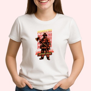 Tricou Pompierii Lupam Eroic - Copii | Dama | Barbat