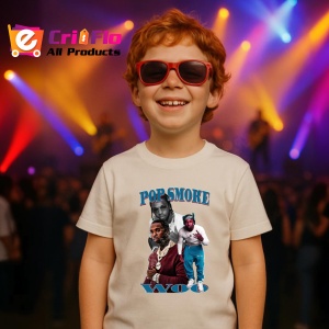 Tricou Pop Smoke - WOO Collage, muzica POP, Dama | Barbat | Copii - Img 12