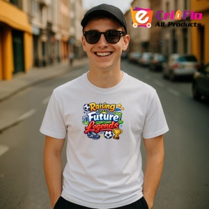 Tricou Raising Future Legends Copii Fotbal Minge V1, din bumbac 100% , tricou alb pentru Copii | Dama | Barbat - Img 10