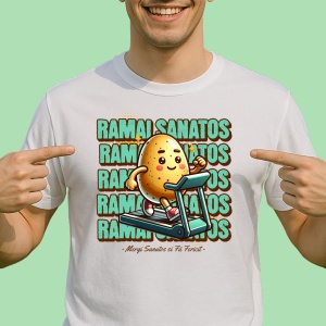 Tricou Ramai Sanatos Mergi Sanatos fii fericit - Artboard 1 - Copii | Dama | Barbat - Img 2