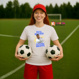 Tricou Real Madrid Kylian Mbappe - Copii | Dama | Barbat - Img 2