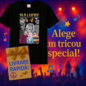 Tricou Rihanna - Crowned Look, muzica Rap, Dama | Barbat | Copii, Culoare Negru - Img 7