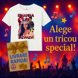 Tricou Rihanna - Galaxy Look, muzica K-pop, Dama | Barbat | Copii - Img 7