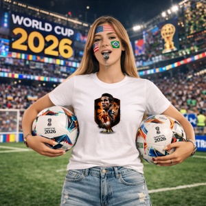 Tricou Robin Van Persie Netherlands World Cup Fifa 2026, din bumbac 100%, tricou alb, Copii | Dama | Barbat - Img 9