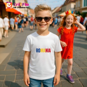 Tricou Romania text tricolor 2 |Colectia Tricouri Romania - Img 8