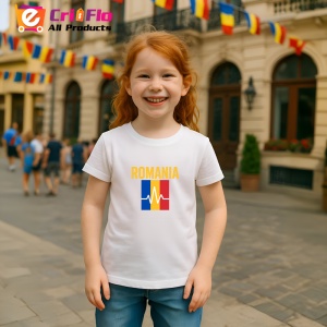 Tricou Romania tricolor pulse cu Text |Colectia Tricouri Romania - Img 2