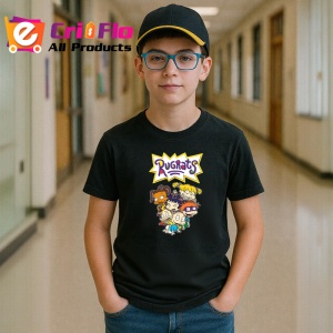 Tricou Rugrats bebelusi curiosi in aventuri pline de imaginatie, Copii | Dama | Barbat , tricou negru - Img 5