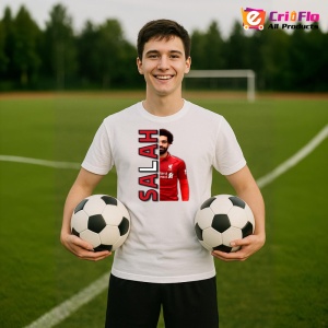 Tricou Salah Liverpool Entry - Copii | Dama | Barbat - Img 3