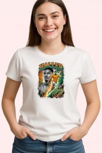 Tricou Sebastien Haller Coasta De Fildes Atacant Fotbal, din bumbac 100% , tricou alb pentru Copii | Dama | Barbat - Img 3